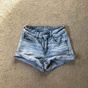 Denim shorts